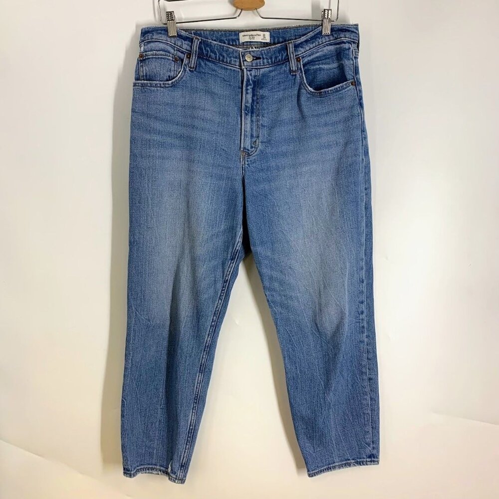 Abercrombie & Fitch Women's The‎ Mom High Rise Ankle Stretch Jeans Size 16R